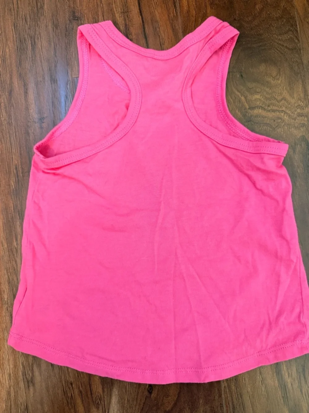 Puma Hot Pink Girls' Tee with Black Logo Tag - Picture 5 of 7